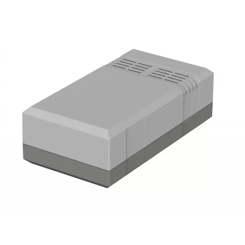 Bopla EG 1240 L Caixa de mesa, 125 x 67 x 40 mm, poliestireno, cinzento claro RAL 7035 32124012