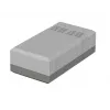 Bopla EG 1240 L Caixa de mesa, 125 x 67 x 40 mm, poliestireno, cinzento claro RAL 7035 32124012