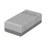 Bopla EG 1240 L Caixa de mesa, 125 x 67 x 40 mm, poliestireno, cinzento claro RAL 7035 32124012