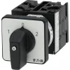 Eaton T0-4-8441/E interruptor de came LIGAR-DESLIGAR de 3 polos, 20A, 690V, IP65, preto/branco 043595