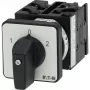 Eaton T0-4-8441/E interruptor de came LIGAR-DESLIGAR de 3 polos, 20A, 690V, IP65, preto/branco 043595