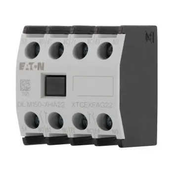 Eaton DILM150-XHIA22 bloco de contactos auxiliares, 2NO+2NC, montagem frontal, terminais de parafuso 283464