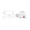 Miboxer PZ2 controlador LED Zigbee 3.0+ 2.4G, CCT/dimmer 2 em 1, DC 12-48V, 20A