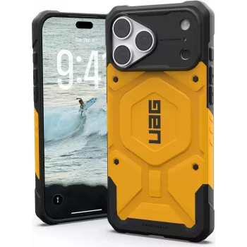 UAG Urban Armor Gear Pathfinder MagSafe capa para Apple iPhone 18 Pro Max/17 Pro Max - Heritage Yellow 114582118282