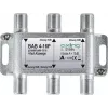 AXING BAB 4-16P - derivador de satélite de 4 vias, atenuação de derivação 16 dB, 5-2400 MHz, conectores F