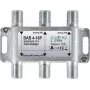 AXING BAB 4-16P - derivador de satélite de 4 vias, atenuação de derivação 16 dB, 5-2400 MHz, conectores F