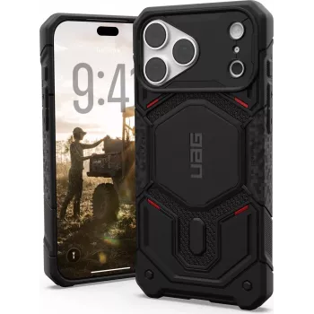 UAG Urban Armor Gear Monarch Pro MagSafe capa para Apple iPhone 18 Pro Max/17 Pro Max - Kevlar preto 114568113940