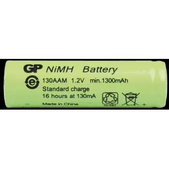 GP Batteries NH GP 130AAM pilha recarregável NiMH AA 1300 mAh pack de 1