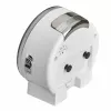 TFA Dostmann 60.1037.02 despertador de quartzo branco
