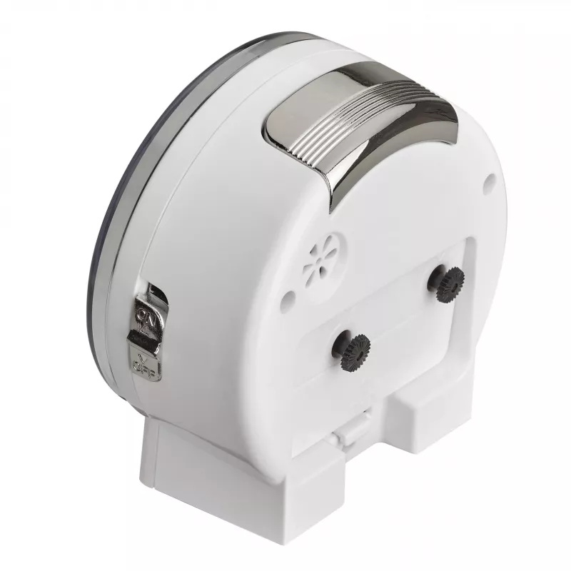 TFA Dostmann 60.1037.02 despertador de quartzo branco