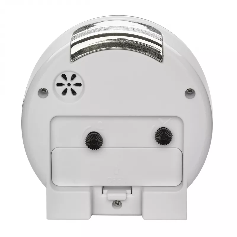 TFA Dostmann 60.1037.02 despertador de quartzo branco