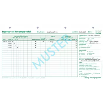 BOI formulários de registo de armazém e movimentos, 50 folhas, A4, branco (9206-00235N)