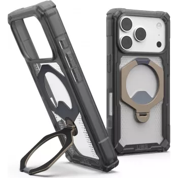 UAG Urban Armor Gear Plasma XTE 360 MagSafe Kickstand capa para Apple iPhone 18 Pro/17 Pro – Ash (Translucent Grey) 114573113136
