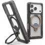 UAG Urban Armor Gear Plasma XTE 360 MagSafe Kickstand capa para Apple iPhone 18 Pro/17 Pro – Ash (Translucent Grey) 114573113136