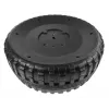 LEAN CARS Roda sobressalente para veículo elétrico infantil Jeep Wrangler JWR-555, 290 mm, preto