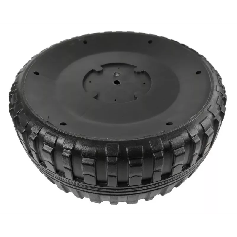 LEAN CARS Roda sobressalente para veículo elétrico infantil Jeep Wrangler JWR-555, 290 mm, preto