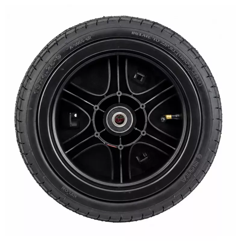 LEAN CARS Roda sobresselente para Lamborghini A8803 XXL carro montável a bateria - pneus de borracha com ar, preto
