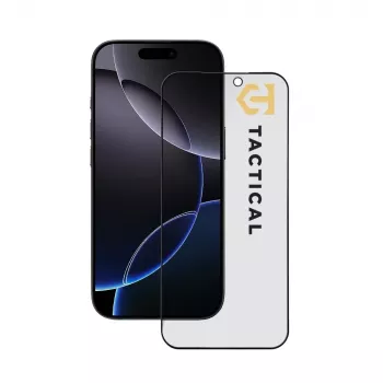Tactical Glass Shield Privacy Stealth 5D Película protetora para iPhone 18 Pro Max Preto