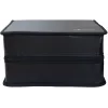 MediaRange Capas de armazenamento para CD/DVD com aba, pack de 500, Preto