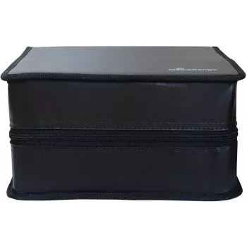 MediaRange Capas de armazenamento para CD/DVD com aba, pack de 500, Preto