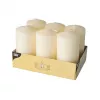 PAPSTAR Vela cilíndrica 11,5 cm Creme