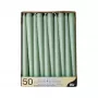 PAPSTAR Velas cónicas 22 x 250 mm, verde-jade, embalagem de 50 (88341)