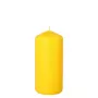 Vela cilíndrica PAPSTAR, Ø 60 x 130 mm, duração de queima aprox. 30 h, amarelo-ouro (13589)