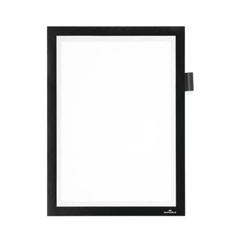 Moldura de apresentação magnética DURABLE DURAFRAME MAGNETIC NOTE A4 preto