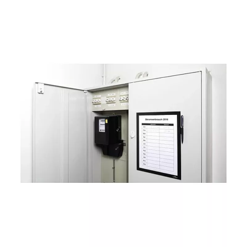 Moldura de apresentação magnética DURABLE DURAFRAME MAGNETIC NOTE A4 preto