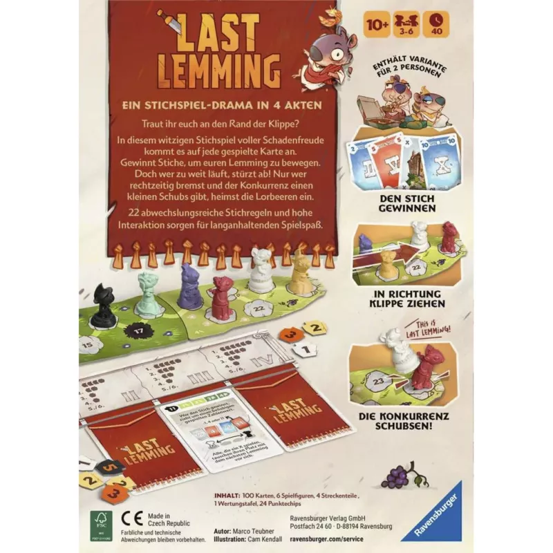 Last Lemming RAVENSBURGER (Amiga)