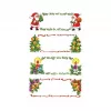 AVERY Zweckform Autocolantes de Natal, dedicatória, multicolor, papel (52362)