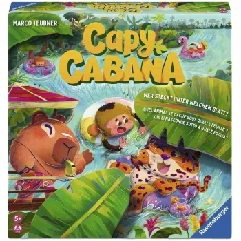 Puzzle 3D Capy Cabana Ravensburger (108 peças)