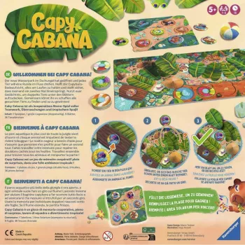 Puzzle 3D Capy Cabana Ravensburger (108 peças)
