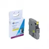 G&G 14976 Fita de rotulagem compatível 9mm x 8m amarelo/preto para Brother TZe-621