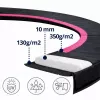 LEAN SPORT Cobertura de Molas para Trampolim Sport Max 10ft Preto-Rosa