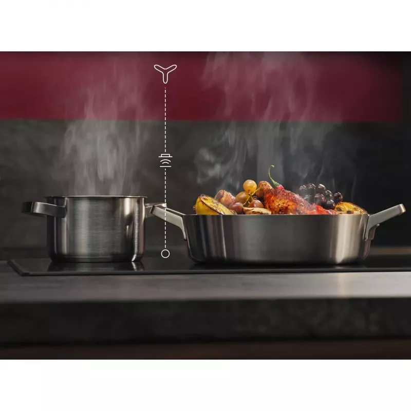 AEG DGE5661HM Exaustor Integrado 55 cm Aço Inoxidável