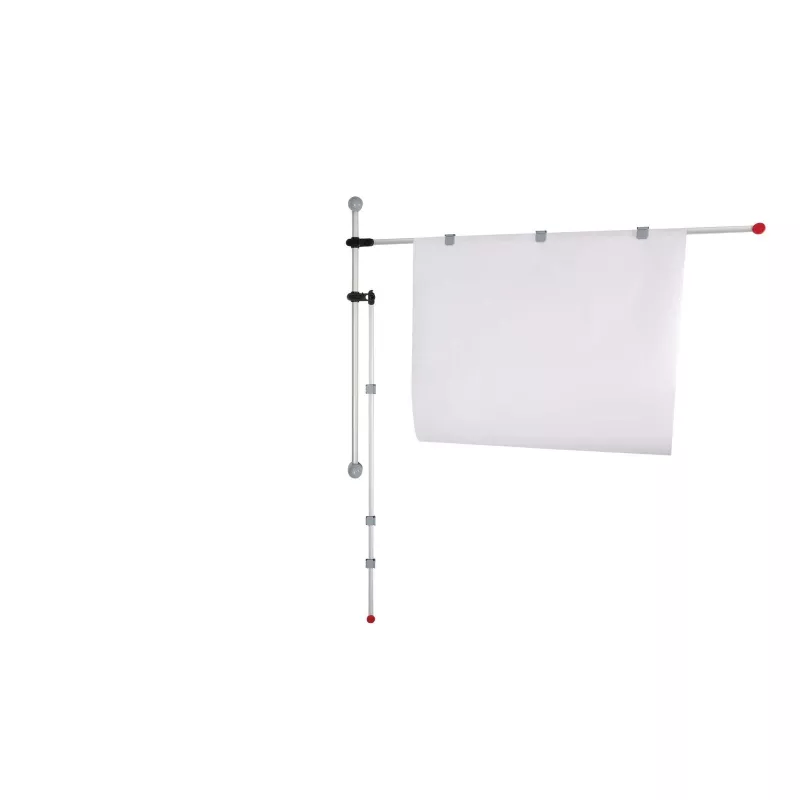 MAUL Calha de Suporte para Plantas 132 cm Montagem na Parede Prateado