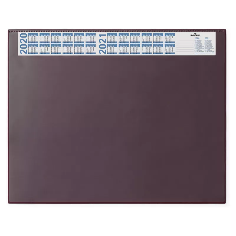 DURABLE Tapete de secretária 65 x 52 cm vermelho