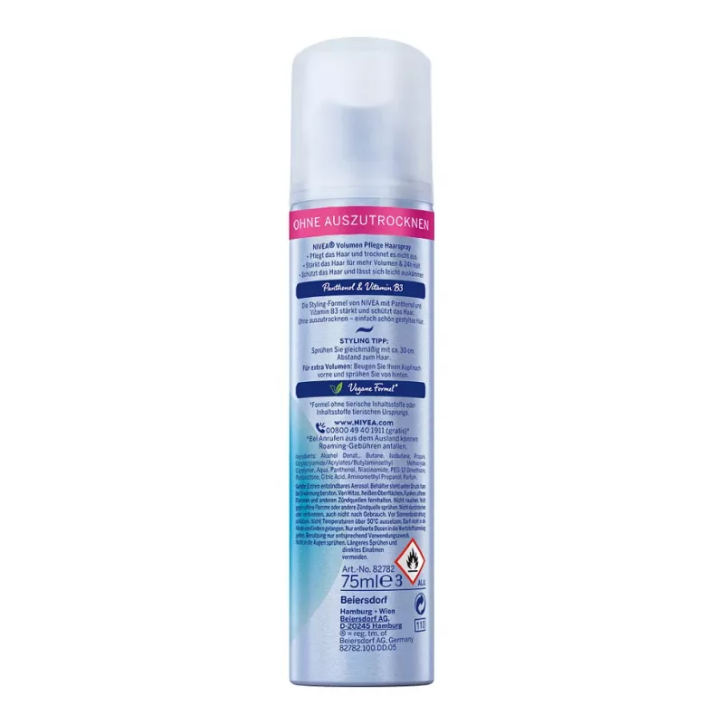 Spray de styling NIVEA VOLUME & HOLD 75 ml