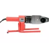 Máquina de soldar plástico Yato YT-82251 800 W com controlo digital de temperatura LCD, 100-550°C, fluxo de ar 120-250 L/min, inclui bicos e varetas de soldadura