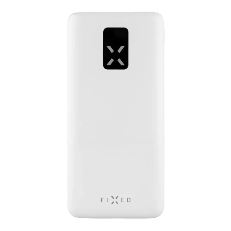 Fixed Zen 20 power bank 20000 mAh com ecrã LCD e saída PD 20W - branco FIXZEN-20-WH