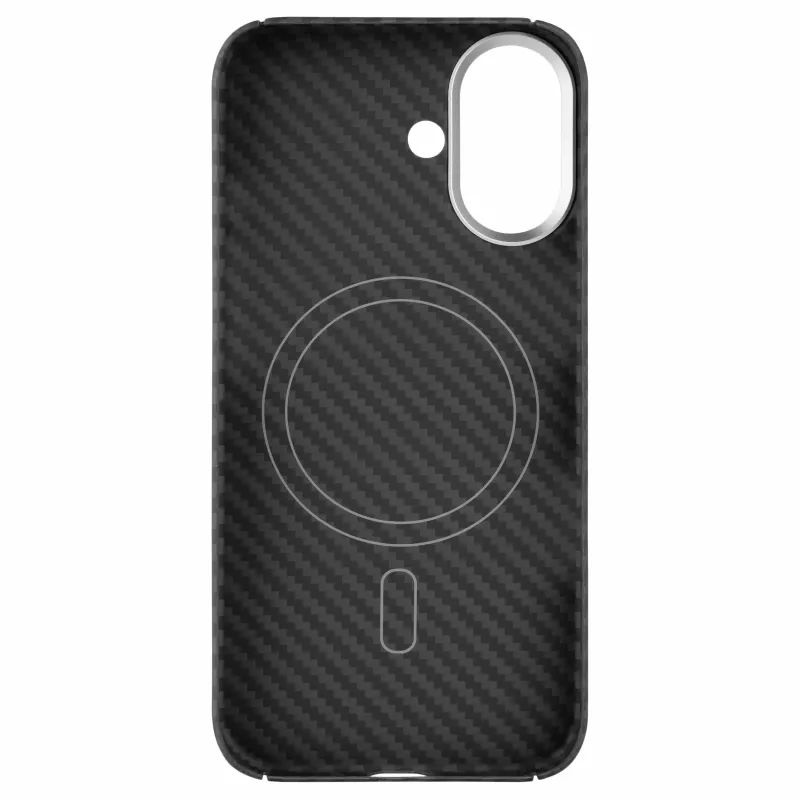 FIXED MagVelar capa traseira em fibra de aramida para Apple iPhone 17 – preto