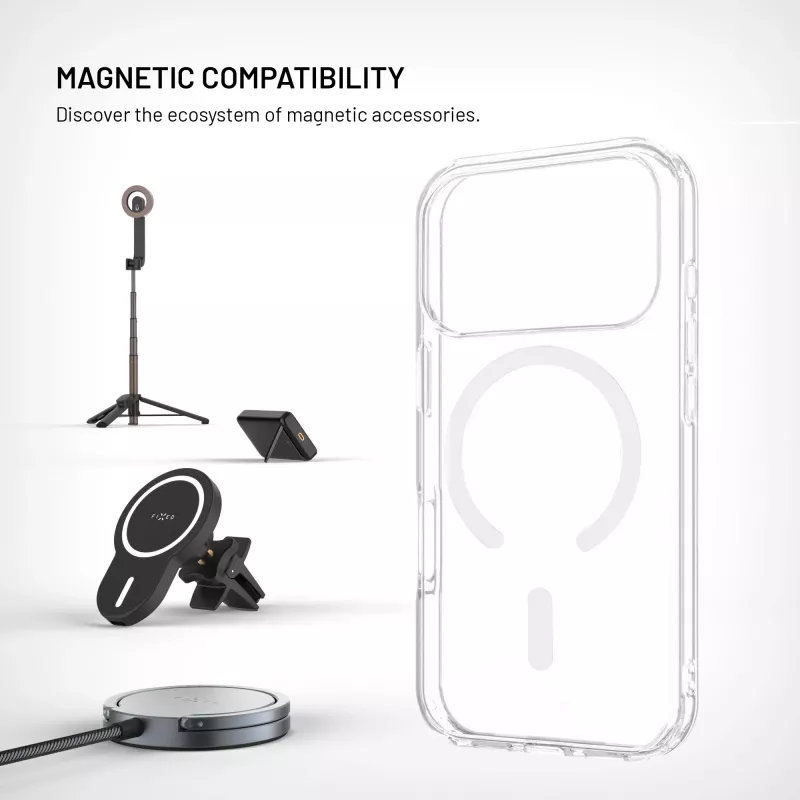 FIXED MagPure capa traseira transparente para Xiaomi 13T / 13T Pro