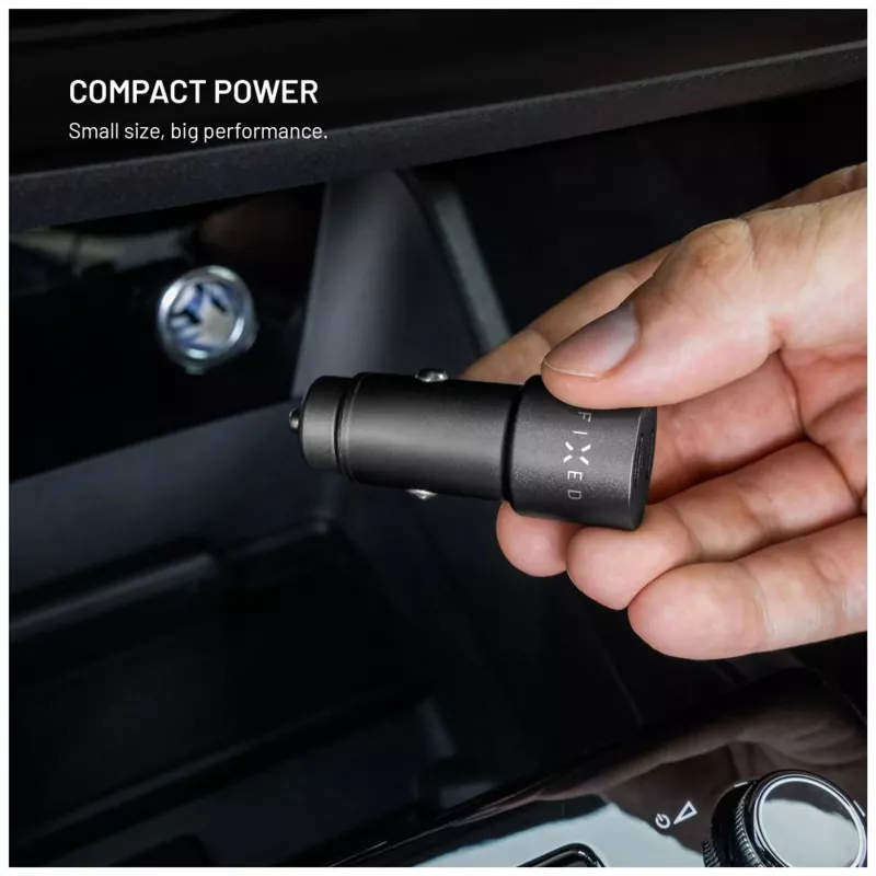 Fixed carregador de automóvel dual USB-C 65W PD 3.0