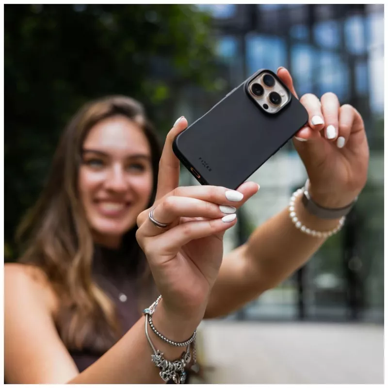 Fixed ReStory capa traseira para Apple iPhone 16e, TPU, preto