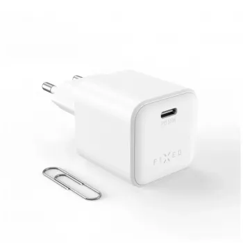 Fixed Mini fonte de alimentação GaN com saída USB-C e suporte PD, 65W