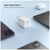 Fixed Mini fonte de alimentação GaN com saída USB-C e suporte PD, 65W