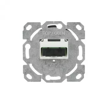 BUSCH-JAEGER tomada de assinante de fibra ótica 0244/22SC UP, SC Simplex, 2 portas, encastrar, branco alpino (2CKA000230A0487)