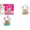 Marabu KiDS Puzzle 3D Casa das fadas, conjunto de construção em madeira de 43 peças, contraplacado pré-cortado, montagem por encaixe - 1 unidade 0317000000010