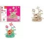 Marabu KiDS Puzzle 3D Casa das fadas, conjunto de construção em madeira de 43 peças, contraplacado pré-cortado, montagem por encaixe - 1 unidade 0317000000010